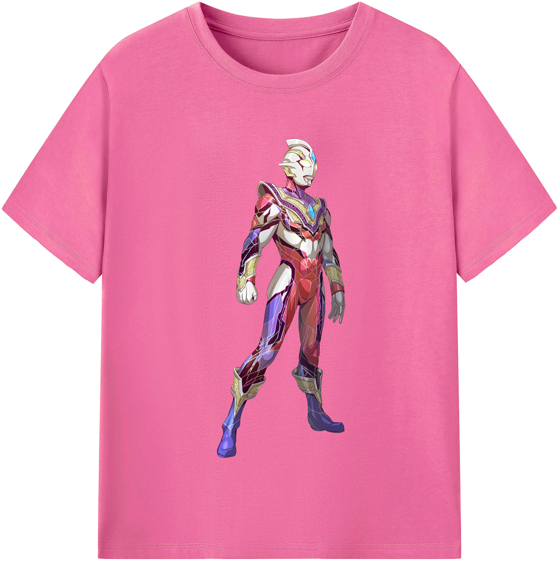 （画像用） ウルトラマン Ultraman レディースカジュアルプリントTシャツ（綿100％）